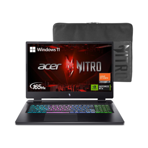 Acer Nitro 17 Gaming Laptop Brukt | RTX 4070 | Ryzen 7 | 1TB SSD | 17.3" QHD 165Hz